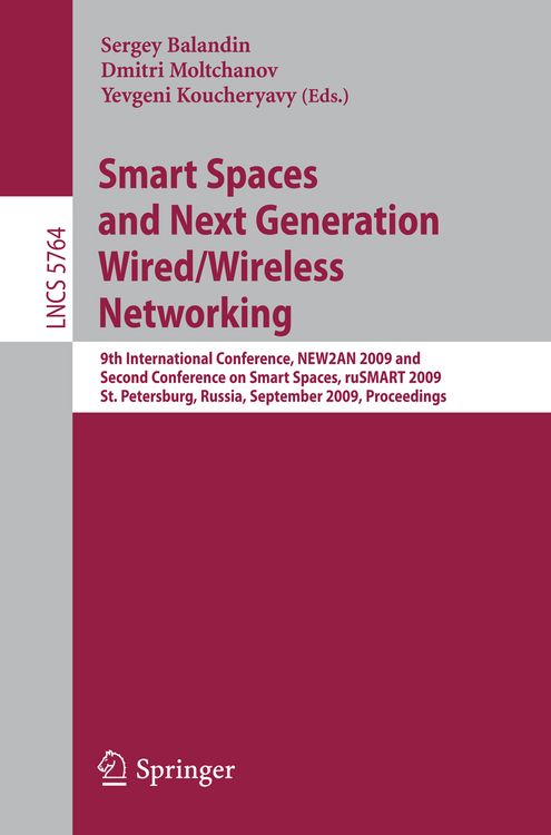 Produktbild: Smart Spaces and Next Generation Wired/Wireless Networking