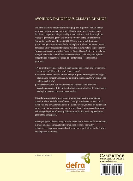 Produktbild: Avoiding Dangerous Climate Change