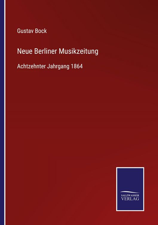 Produktbild: Neue Berliner Musikzeitung