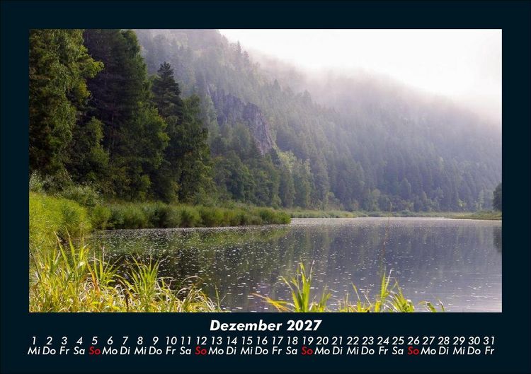 Produktbild: Die Seen der Erde 2027 Fotokalender DIN A5