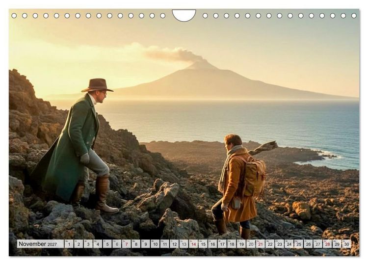 Produktbild: Die Reise zum Mittelpunkt der Erde (Wandkalender 2027 DIN A4 quer), CALVENDO Monatskalender