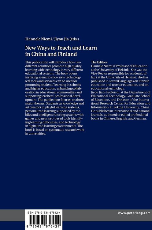 Produktbild: New Ways to Teach and Learn in China and Finland