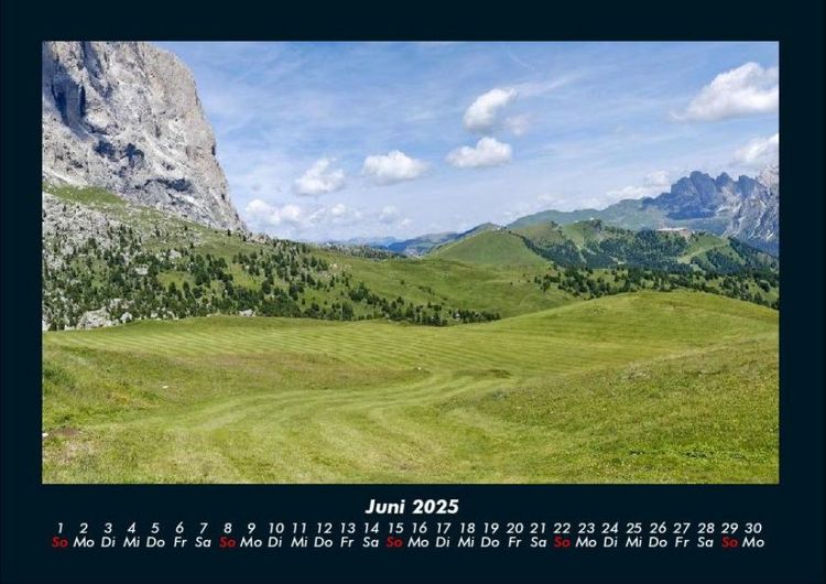 Produktbild: Bergige Welten 2025 Fotokalender DIN A4