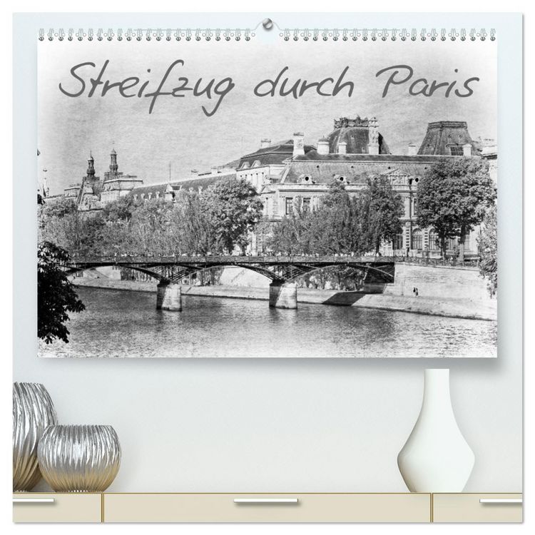 Produktbild: Streifzug durch Paris (hochwertiger Premium Wandkalender 2026 DIN A2 quer), Kunstdruck in Hochglanz