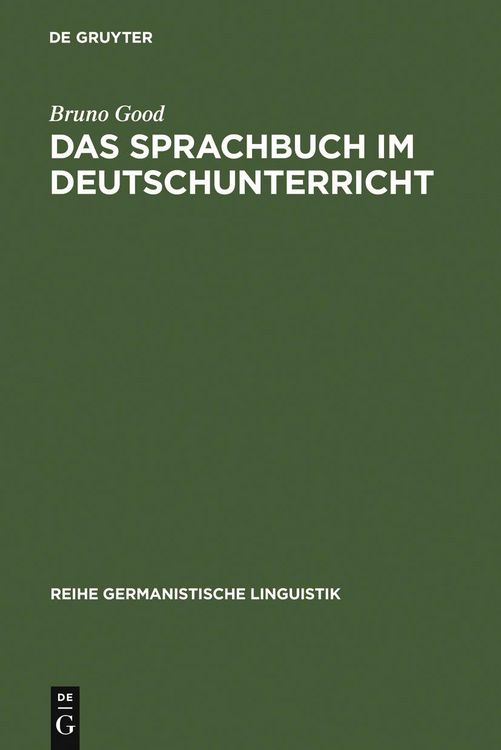 Produktbild: Das Sprachbuch im Deutschunterricht