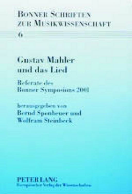 Produktbild: Gustav Mahler und das Lied