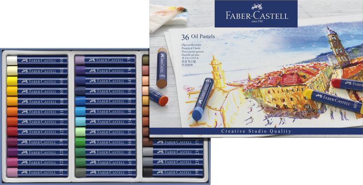 Produktbild: Faber-Castell &Ouml;lpastellkreiden, 36er Set