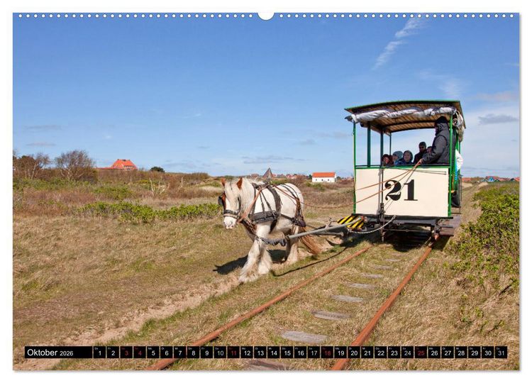 Produktbild: Insel Spiekeroog (Wandkalender 2026 DIN A2 quer), CALVENDO Monatskalender