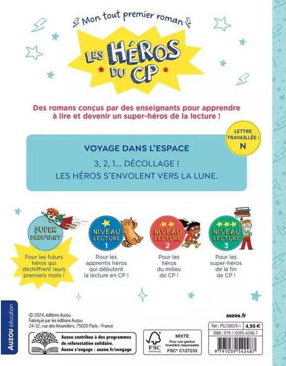 Produktbild: Les h&eacute;ros du CP. Voyage dans l'espace : super d&eacute;butant