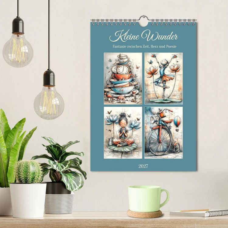 Produktbild: Kleine Wunder. Fantasie zwischen Zeit, Herz und Poesie (Wandkalender 2027 DIN A4 hoch), CALVENDO Monatskalender