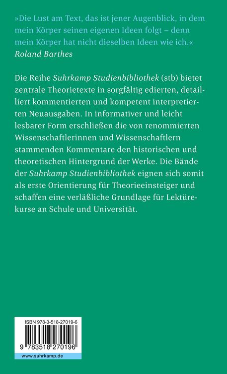 Produktbild: Die Lust am Text