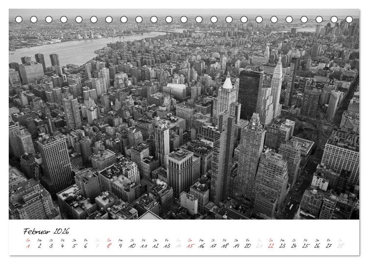 Produktbild: New York &ndash; The Big Apple (Tischkalender 2026 DIN A5 quer), CALVENDO Monatskalender