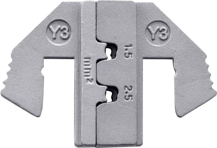 Produktbild: TOOLCRAFT TO-9625884 Crimpeinsatz Yazaki YES/YESC 2.8 Unversiegelter Kontakt 1.5 bis 2.5 mm&sup2; Passend f&uuml;r Marke (Zangen) TOOLCRAFT