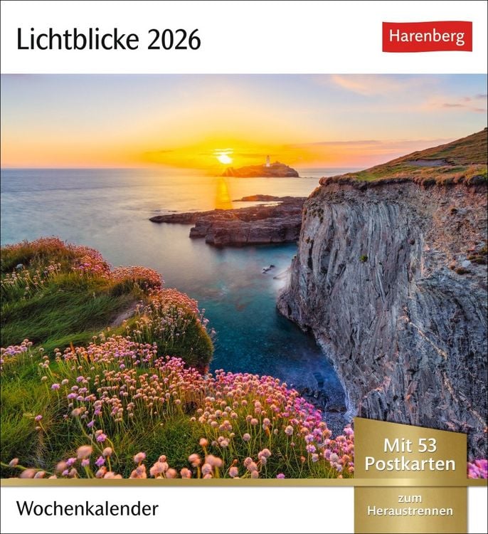 Bild vom Artikel Lichtblicke Postkartenkalender 2026 - Wochenkalender mit 53 Postkarten vom Autor Harenberg