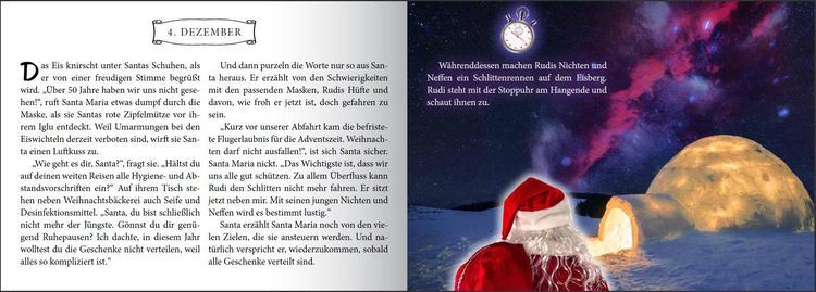 Produktbild: Santa kommt sicher! Der Coronaschutz Adventskalender zum Mitmachen f&uuml;r die ganze