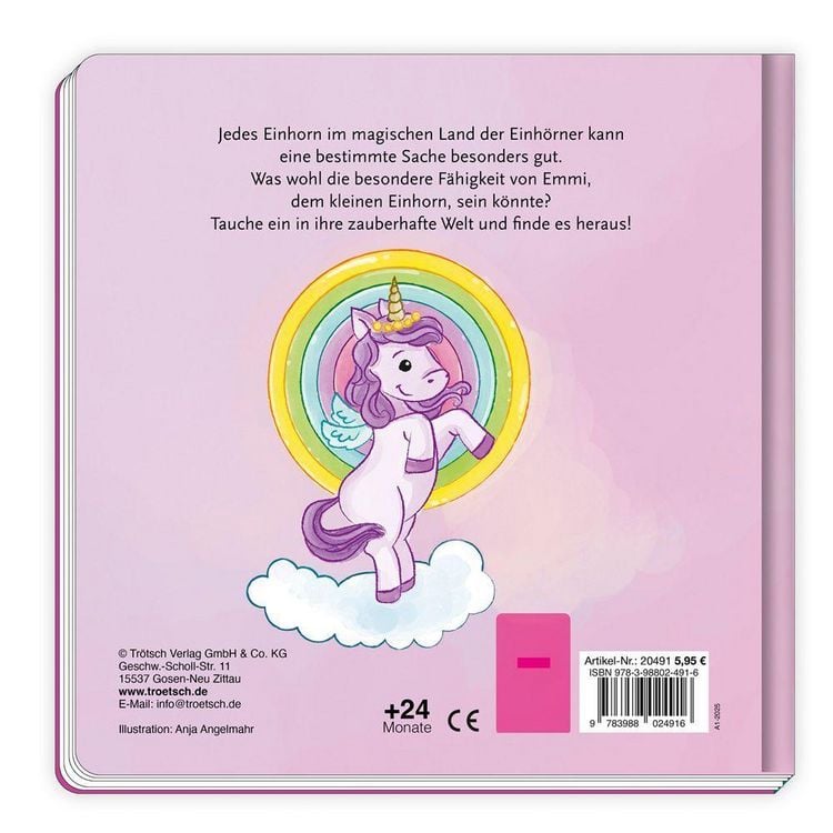 Produktbild: Tr&ouml;tsch Fensterbuch Einhornwelt Das kleine Einhorn