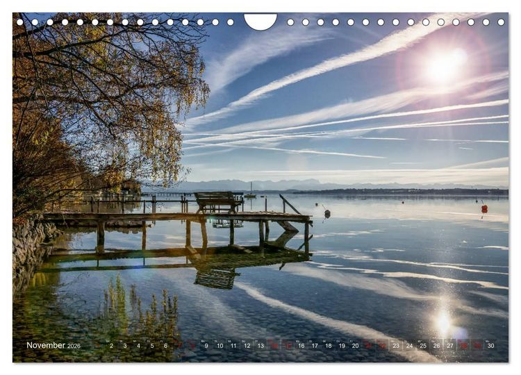 Produktbild: F&uuml;nf-Seen-Land (Wandkalender 2026 DIN A4 quer), CALVENDO Monatskalender