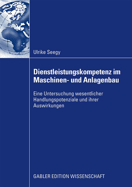 Produktbild: Dienstleistungskompetenz im Maschinen- und Anlagenbau