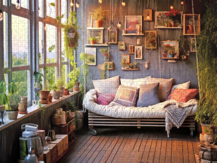 Produktbild: CALVENDO Puzzle Seelenvolle R&auml;ume voller Harmonie | 1000 Teile Lege-Gr&ouml;&szlig;e 64x48cm Foto-Puzzle f&uuml;r gl&uuml;ckliche Stunden