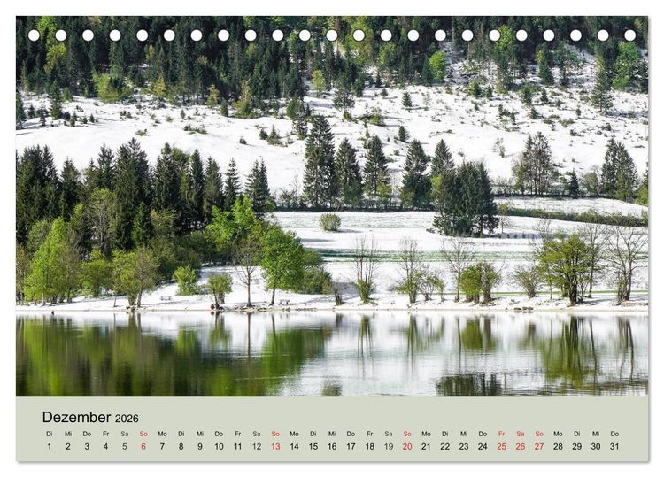 Produktbild: Mittelfranken - Das fr&auml;nkische Seenland (Tischkalender 2026 DIN A5 quer), CALVENDO Monatskalender
