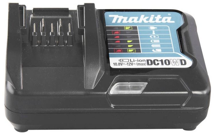 Produktbild: Makita DC10WD 12V Akkupack-Ladeger&auml;t 197343-0 ohne Akku