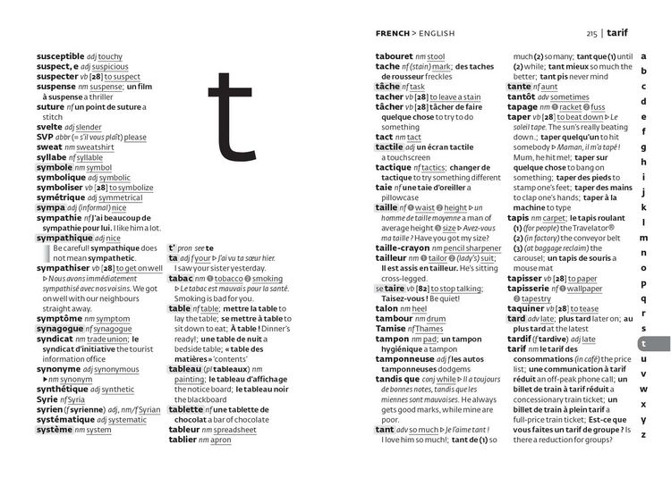 Produktbild: FRENCH SCHOOL GEM DICT PB