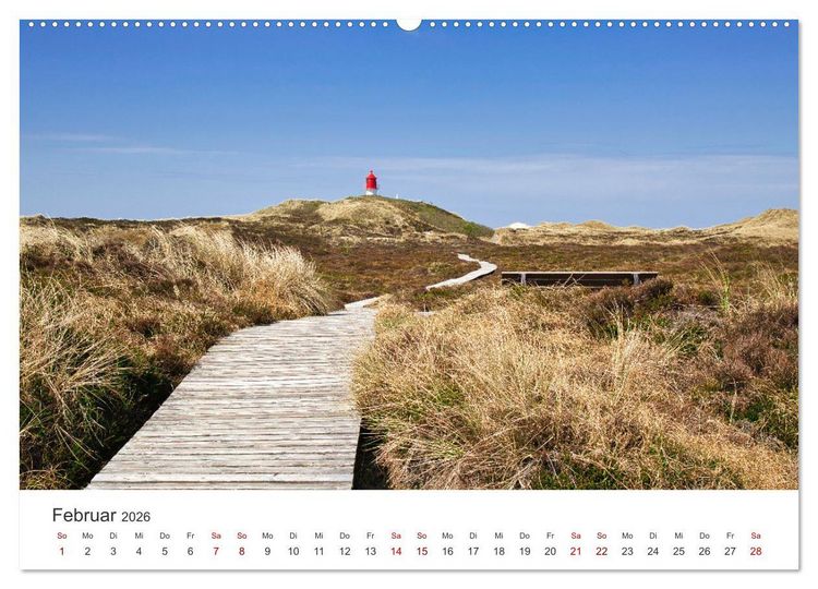 Produktbild: Amrum - Perle der Nordsee (hochwertiger Premium Wandkalender 2026 DIN A2 quer), Kunstdruck in Hochglanz