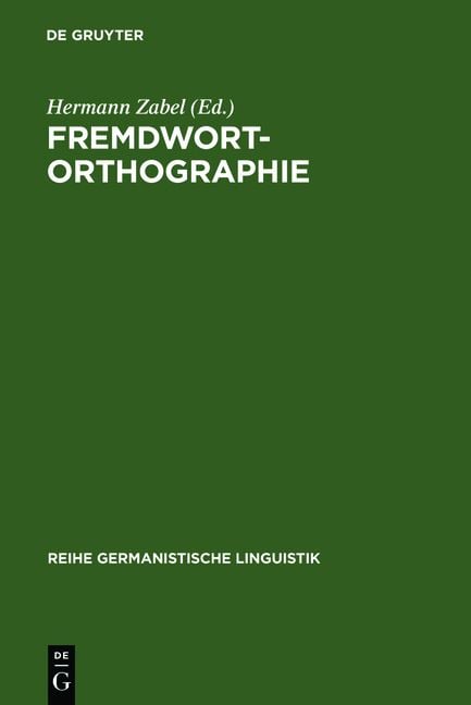 Produktbild: Fremdwortorthographie