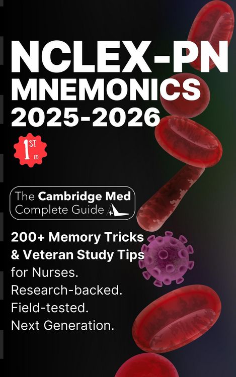 Produktbild: NCLEX-PN Mnemonics 2025-2026