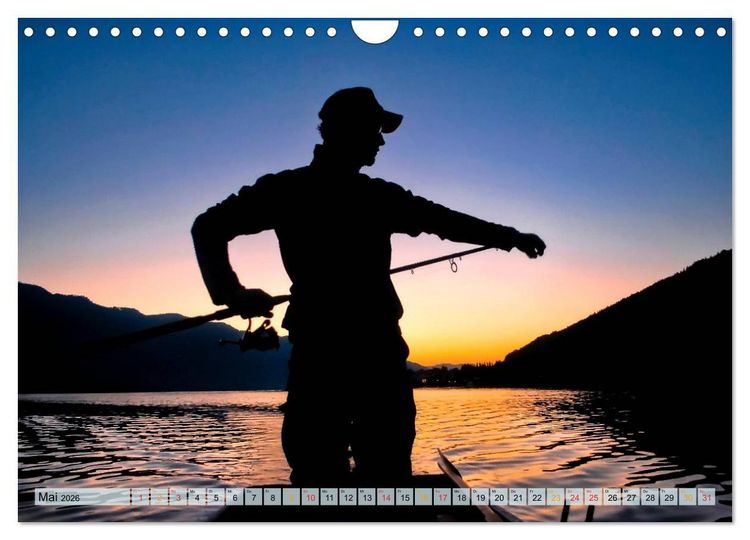Produktbild: Angeln - meine Leidenschaft (Wandkalender 2026 DIN A4 quer), CALVENDO Monatskalender