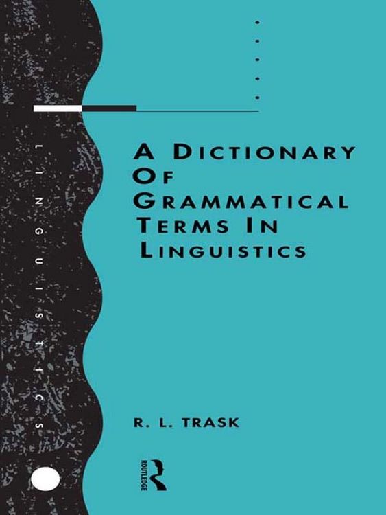 Produktbild: A Dictionary of Grammatical Terms in Linguistics