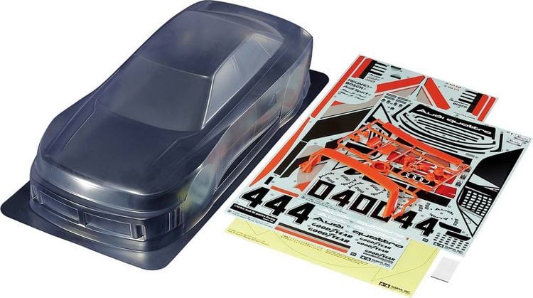 Produktbild: Tamiya 51751-000 1:10 Karosserie Audi 90 quattro Racing Unlackiert