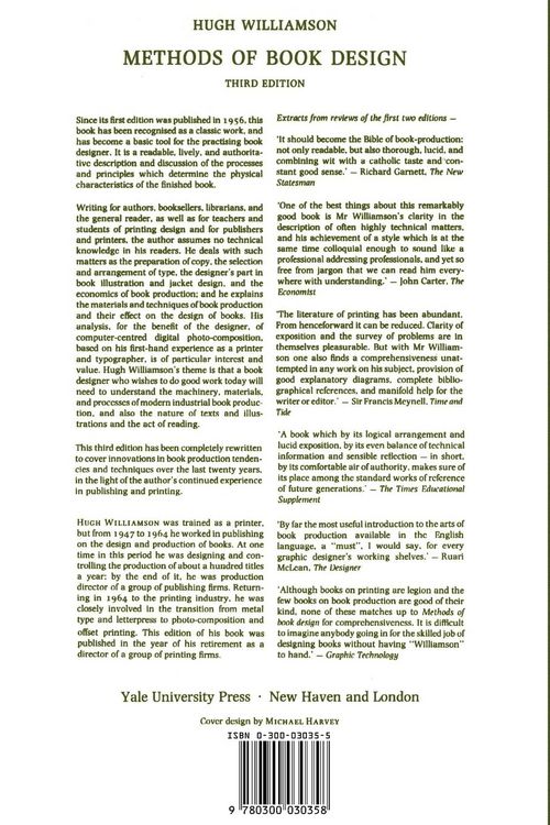 Produktbild: Methods of Book Design, Third Edition