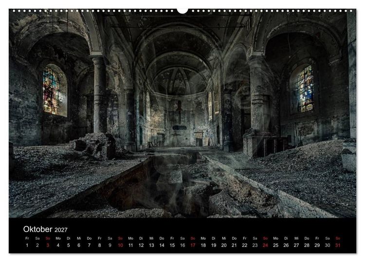 Produktbild: Geheimnisvolle Orte - Lost Places (Wandkalender 2027 DIN A2 quer), CALVENDO Monatskalender