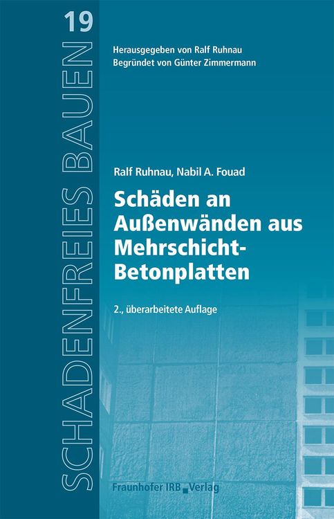 Produktbild: Sch&auml;den an Au&szlig;enw&auml;nden aus Mehrschicht-Betonplatten