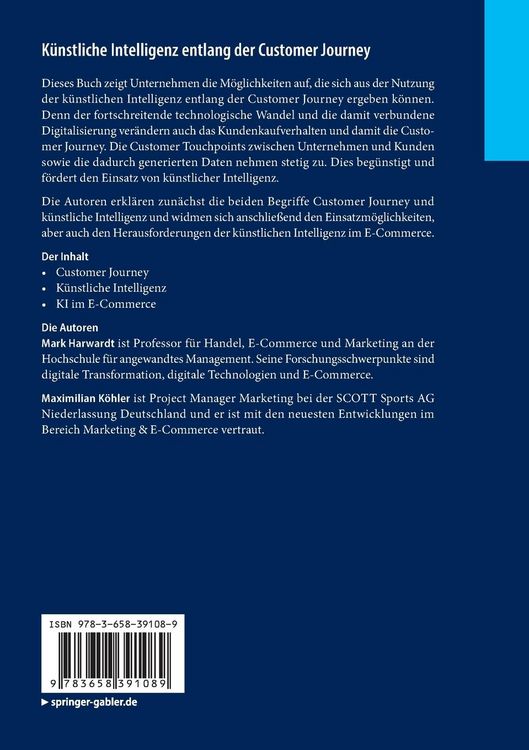 Produktbild: K&uuml;nstliche Intelligenz entlang der Customer Journey