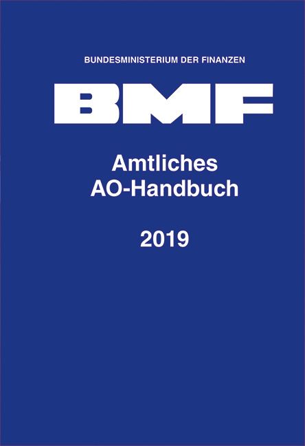 Produktbild: Amtliches AO-Handbuch 2019