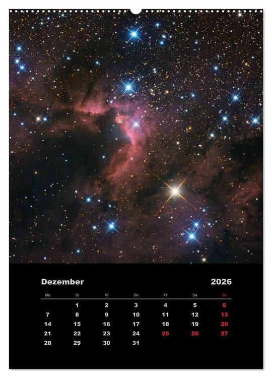 Produktbild: Astronomie 2026 (hochwertiger Premium Wandkalender 2026 DIN A2 hoch), Kunstdruck in Hochglanz