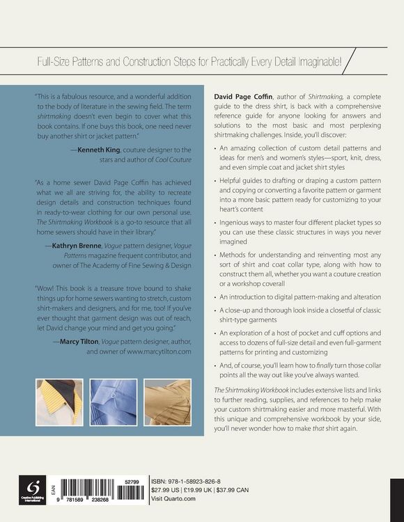 Produktbild: The Shirtmaking Workbook