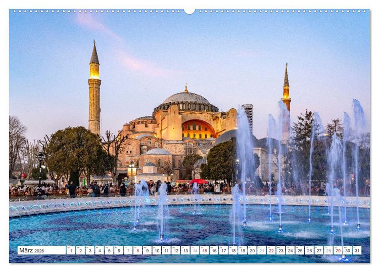 Produktbild: T&uuml;rkei - Istanbul (Wandkalender 2026 DIN A2 quer), CALVENDO Monatskalender