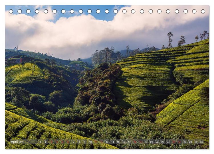 Produktbild: Reise nach Sri Lanka (Tischkalender 2026 DIN A5 quer), CALVENDO Monatskalender