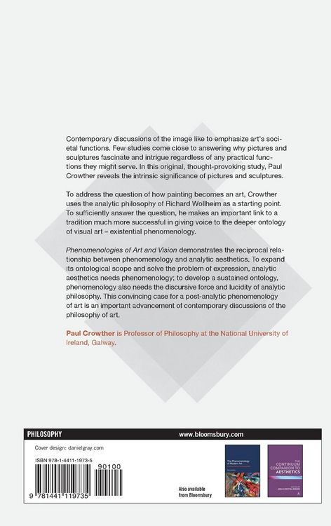 Produktbild: Phenomenologies of Art and Vision