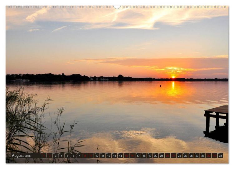 Produktbild: Zwischenahner Meer Momentaufnahmen (hochwertiger Premium Wandkalender 2026 DIN A2 quer), Kunstdruck in Hochglanz