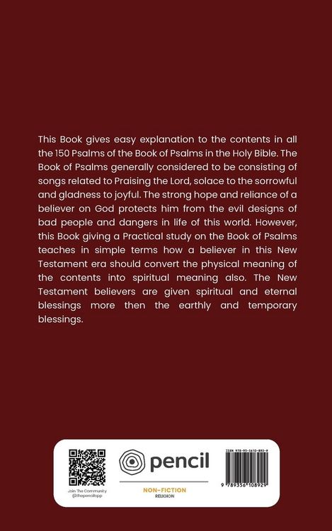 Produktbild: The Book of Psalms- A Practical Study