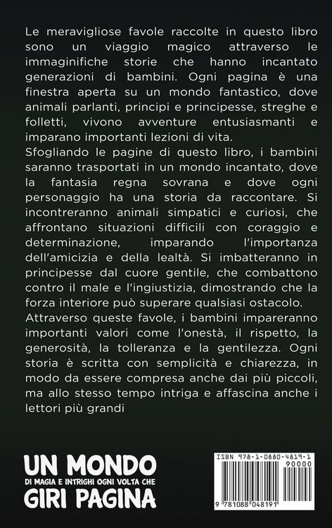 Produktbild: Un Mondo di Magia e Intrighi Ogni Volta che Giri Pagina