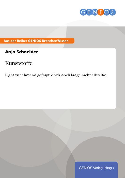 Produktbild: Kunststoffe