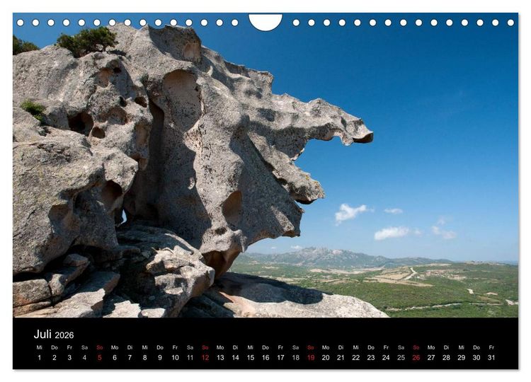 Produktbild: Sardinien Costa Smeralda und der Norden (Wandkalender 2026 DIN A4 quer), CALVENDO Monatskalender
