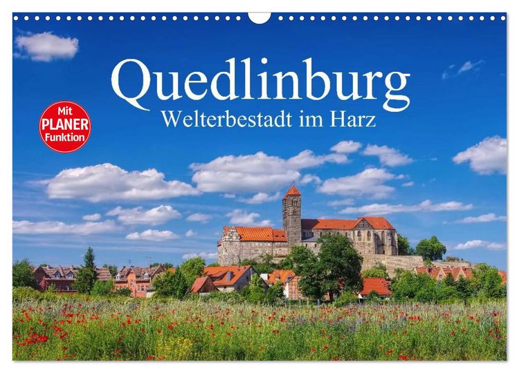 Produktbild: Quedlinburg - Welterbestadt im Harz (Wandkalender 2026 DIN A3 quer), CALVENDO Monatskalender