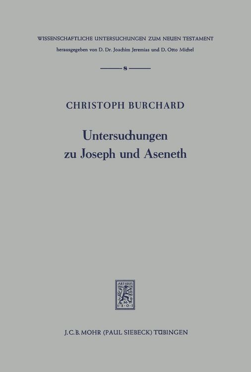 Produktbild: Untersuchungen zu Joseph und Aseneth