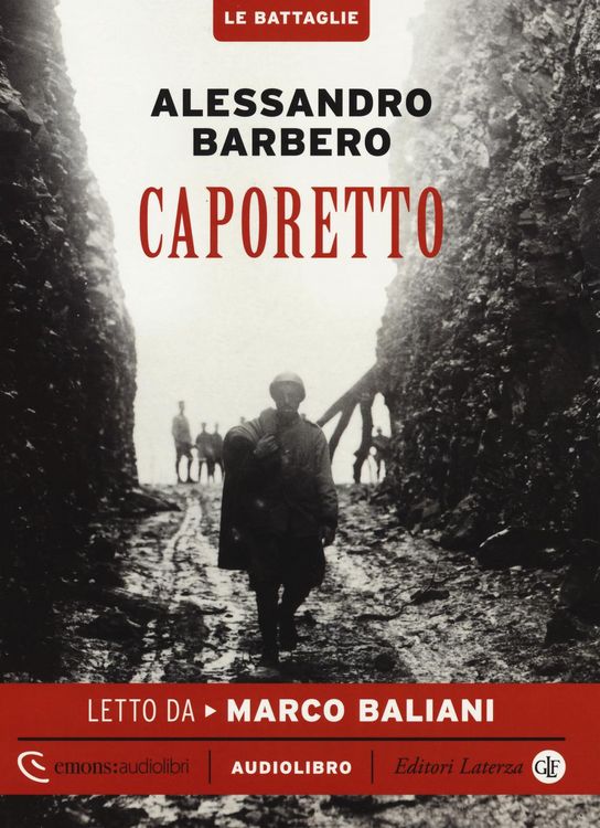 Produktbild: Barbero, A: Caporetto letto da Marco Baliani. Audiolibro. CD